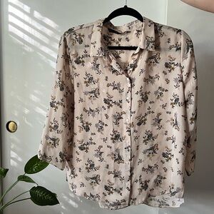 Floral ZARA blouse